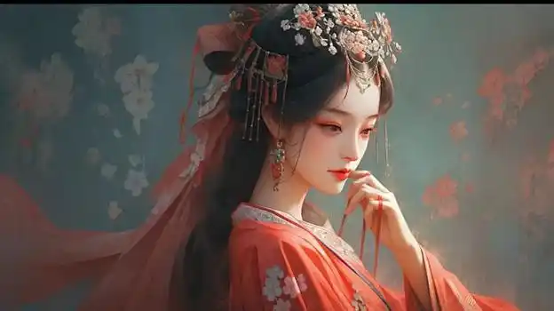 3D彩漫墨色三国场景海报